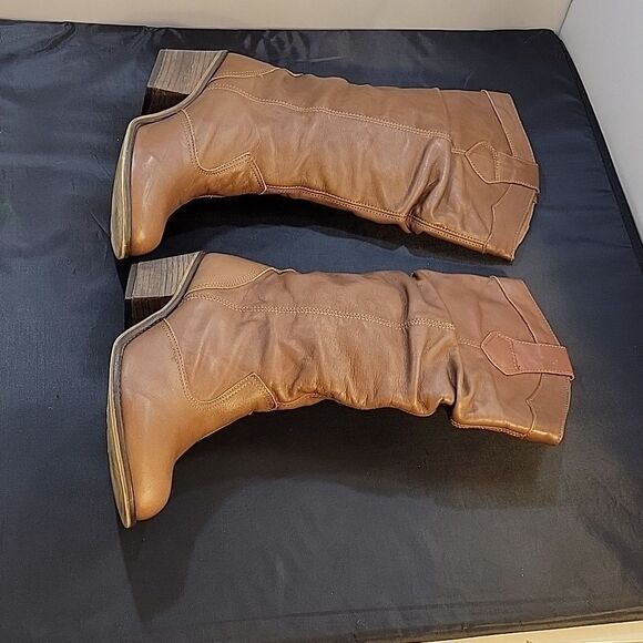 BAKERS FOLD OVER HIGH HEEL WESTERN STYLE COWGIRL WOMEN BOOT - Picture 9 of 16